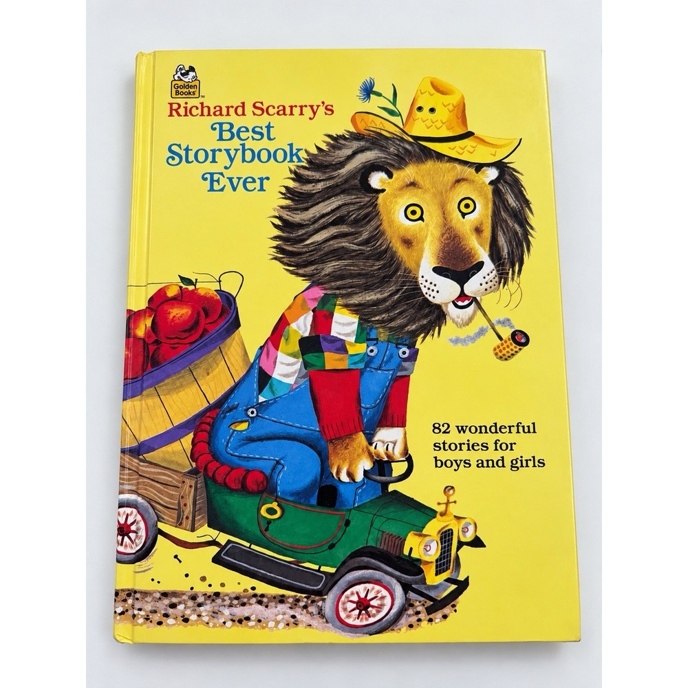 Richard Scarry's Best Story Book Ever Golden Book 1968 Vintage Hardcover